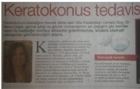 Hürriyet Keratokonus Tedavisinde Lens... 02.10.2009