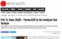 beyazgazete.com</br>FemtoLASIK ile Göz Ameliyatı...</br>13.03.2019