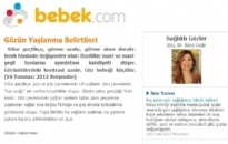 bebek.com Gözün Yaşlanma Belirtileri 19.07.2012