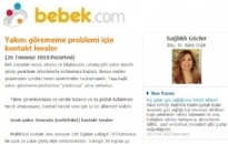 bebek.com Yakın Görme Problemi... 26.07.2010