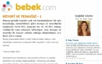 bebek.com Miyopi ve Tedavisi 11.03.2011