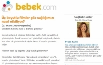 bebek.com Üç Boyutlu Filimler... 27.05.2010