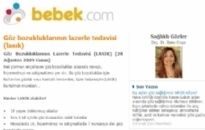 bebek.com Göz Bozukluklarının Lazerle... 28.08.2009