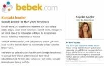 bebek.com Kontakt Lensler 26.09.2009