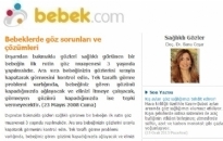 bebek.com Bebeklerde Göz Sorunları 23.05.2008