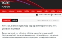 tgrthaber.com.tr</br>Göz Kapağı Estetiğiyle...</br>19.03.2019