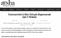 Aysha Coronavirus´ü Göz Yoluyla... Nisan 2020