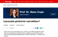 Hürriyet   Uykusuzluk Gözlerimizi...   22.10.2025