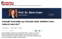 Hürriyet Katarakt Farkındalık Ayı... 23.06.2024