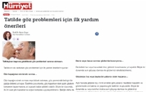 Hürriyet Tatilde Göz Problemleri... 29.07.2021