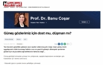 Hürriyet Güneş Gözlerimiz için... 04.07.2023