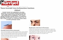 hurriyet.com.tr Yazın Kontakt Lens... 03.07.2020